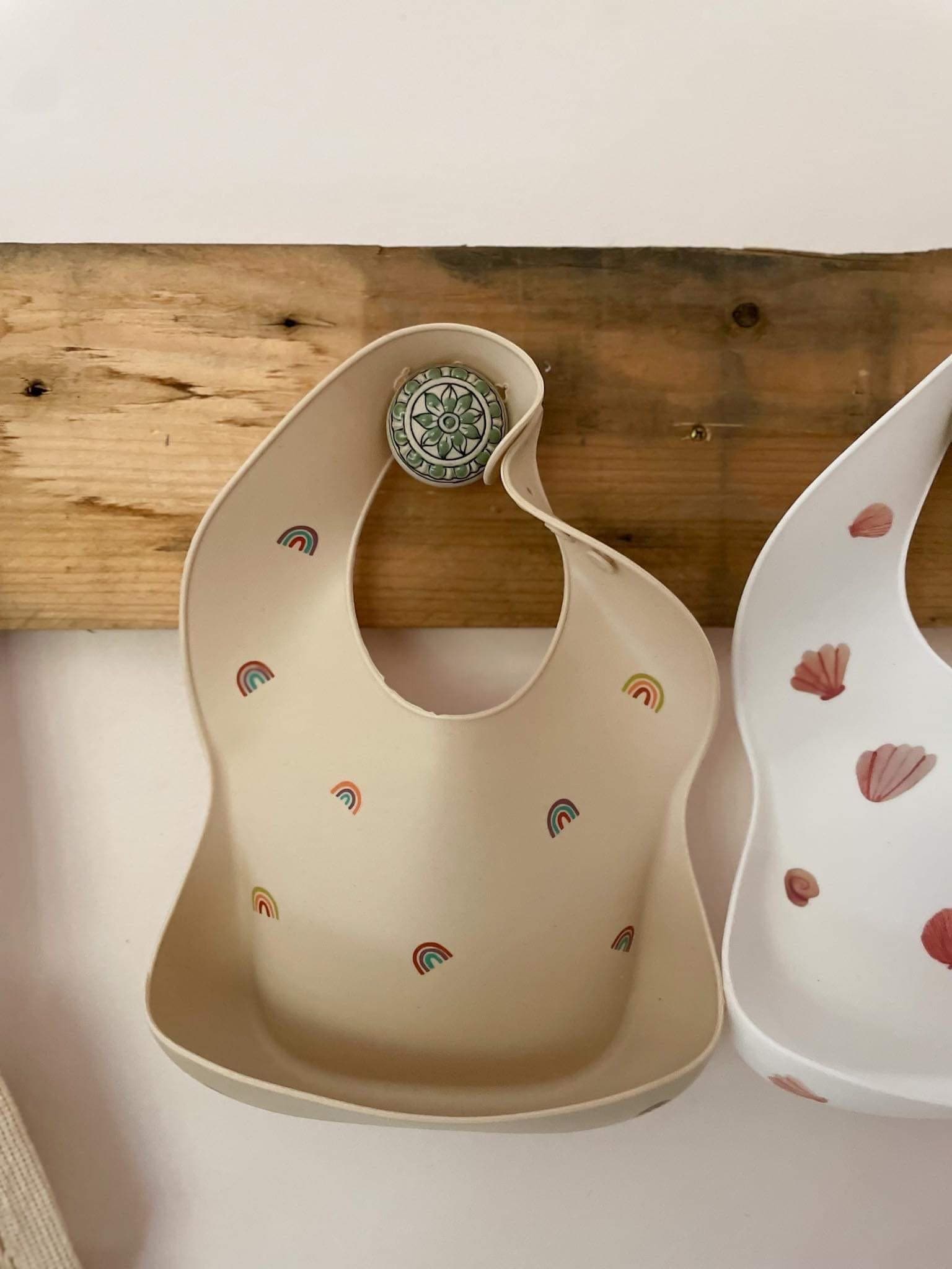 Bircher bibs | rainbow & seashell
