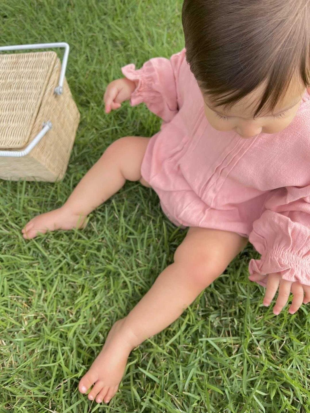 Florence romper | petal pink
