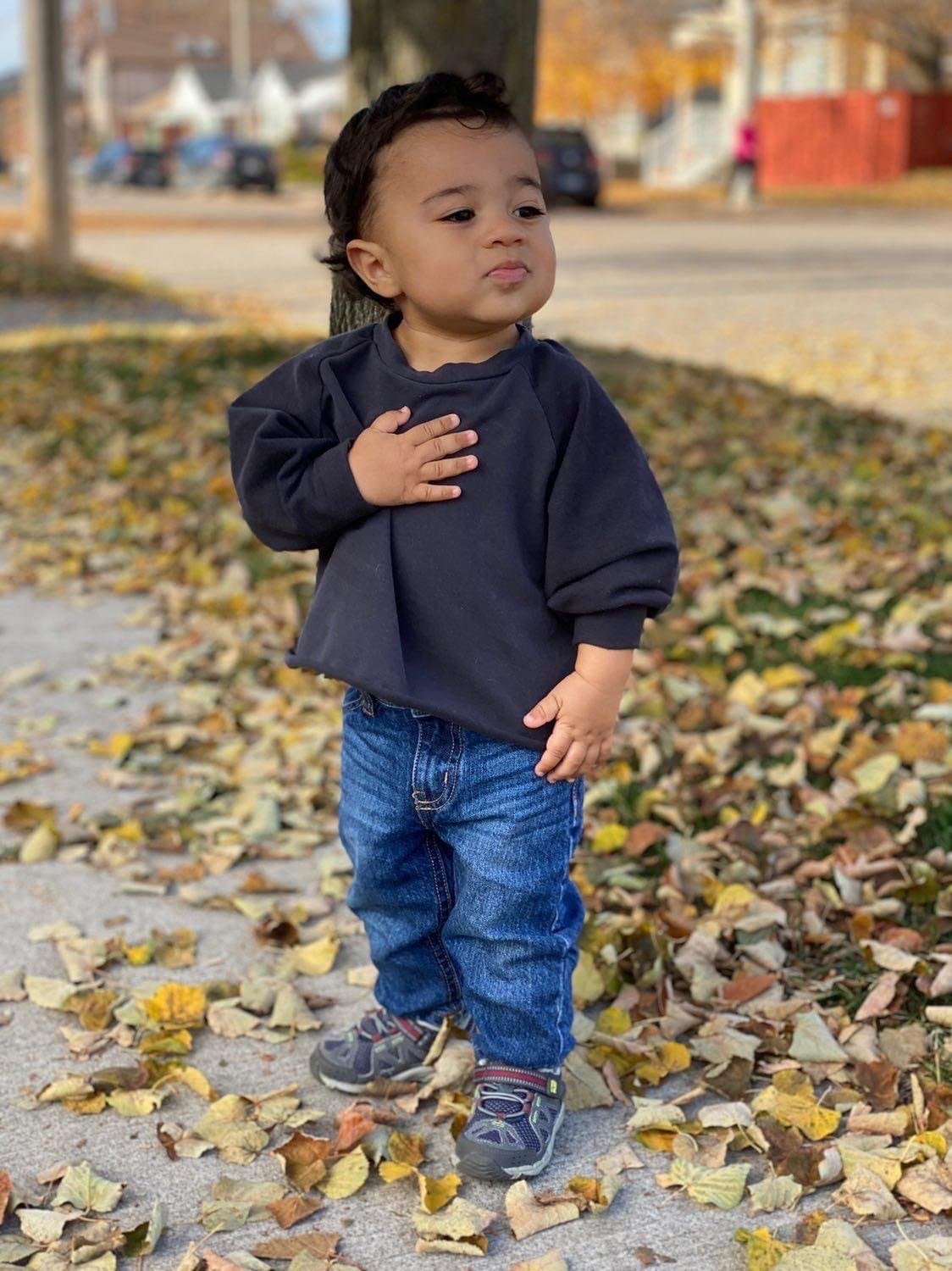 Freddie top | charcoal