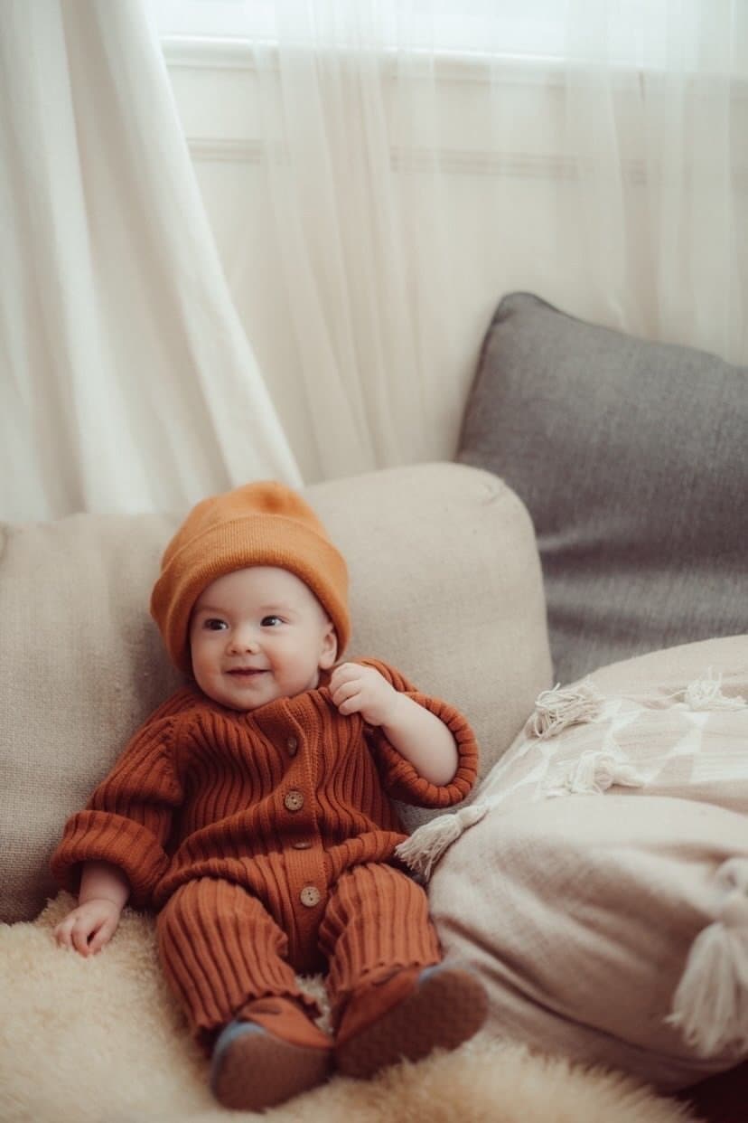 Jepha romper | burnt orange