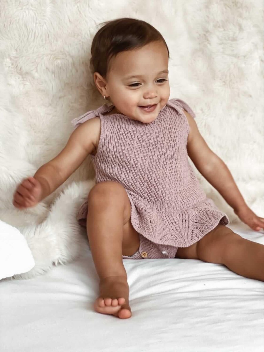 Penny romper | mauve