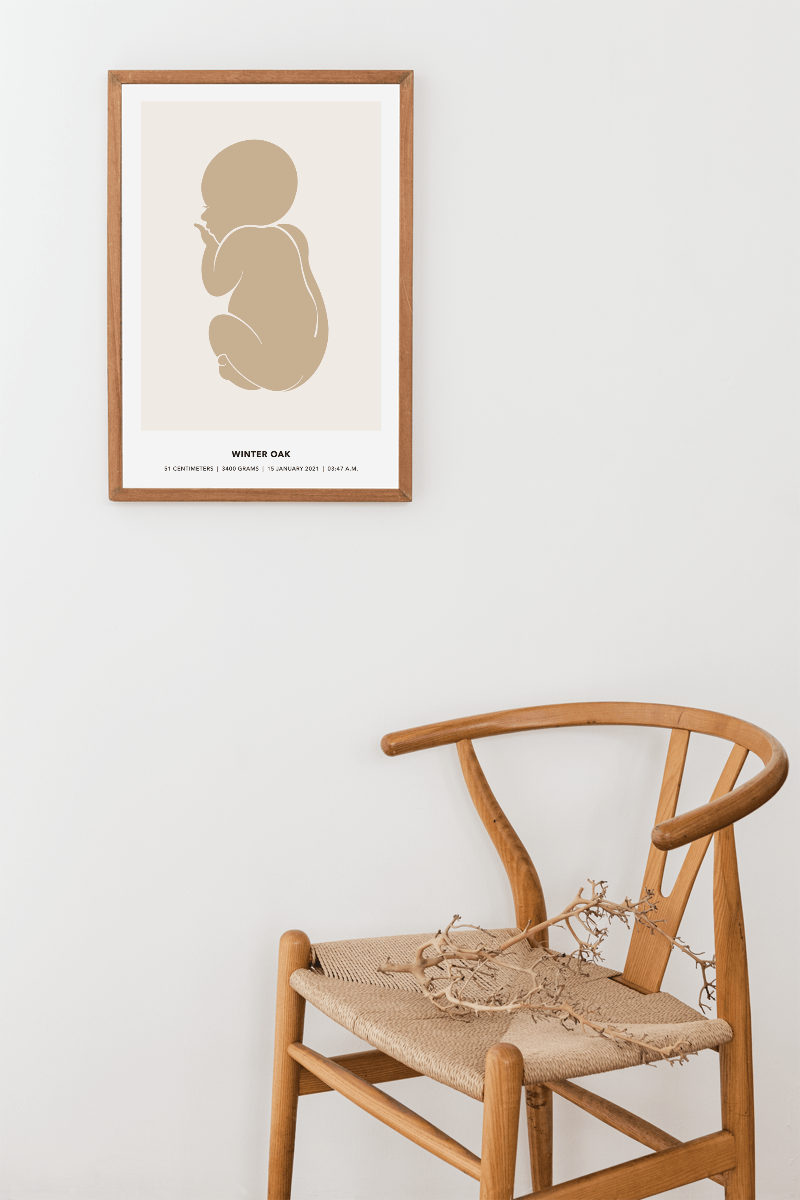 Personalised Birth Poster Graphic