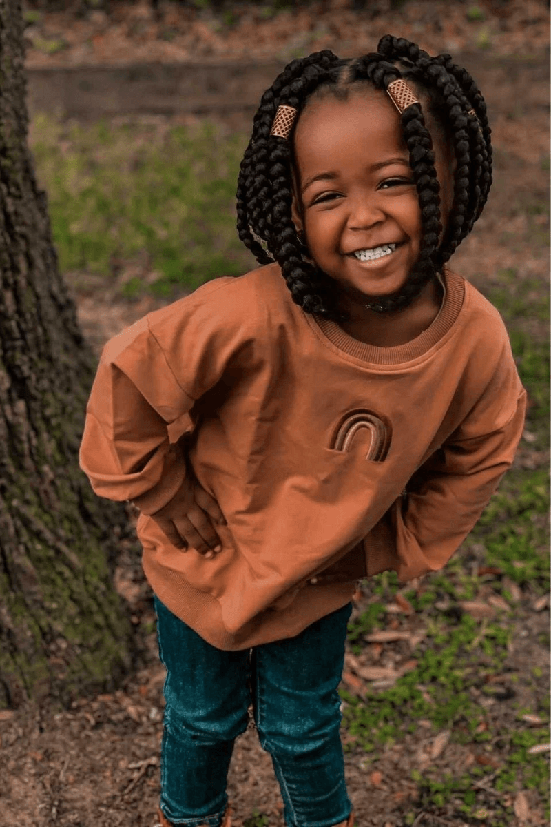 Rainbow sweater | rust