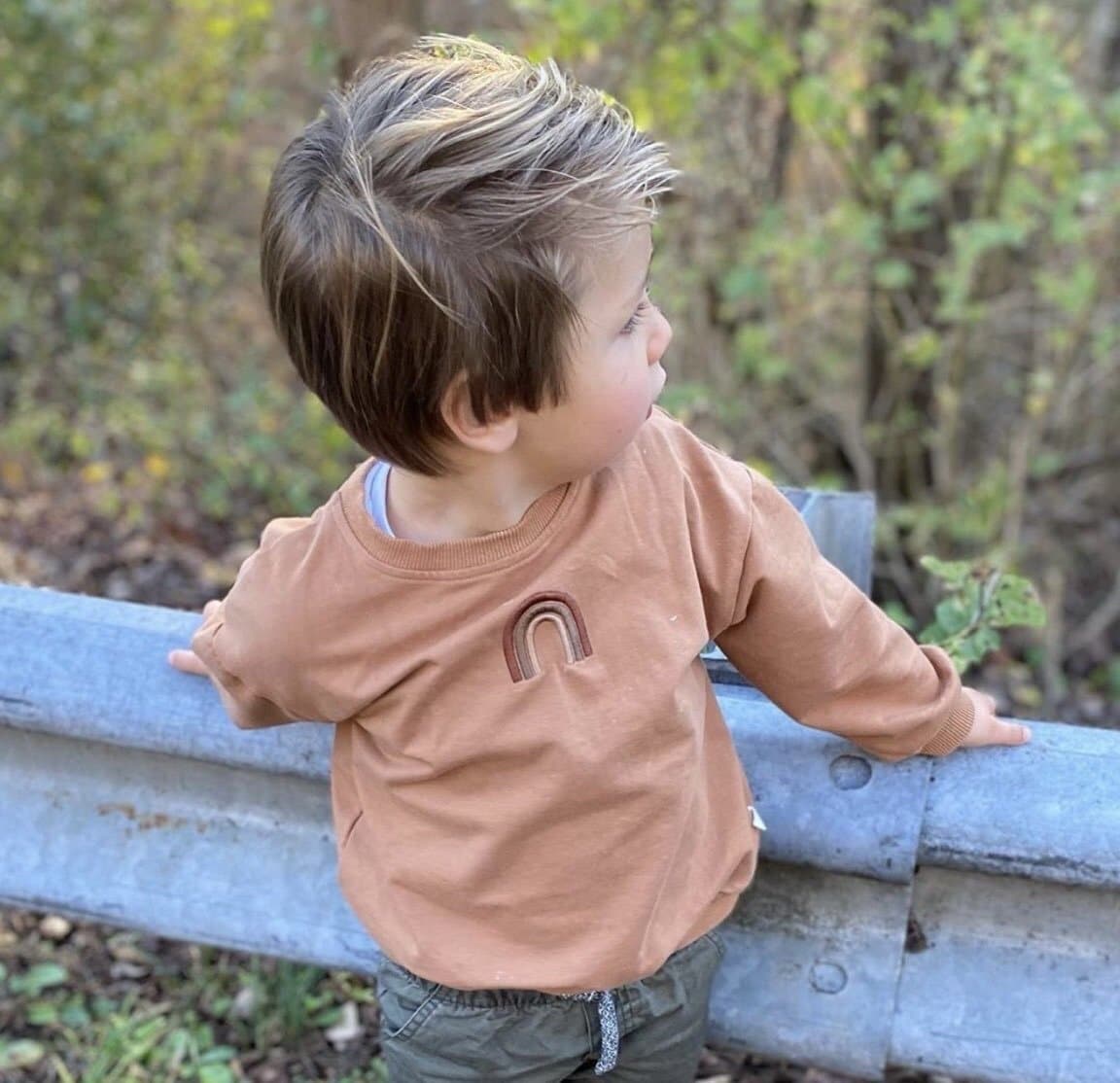 Rainbow sweater | rust