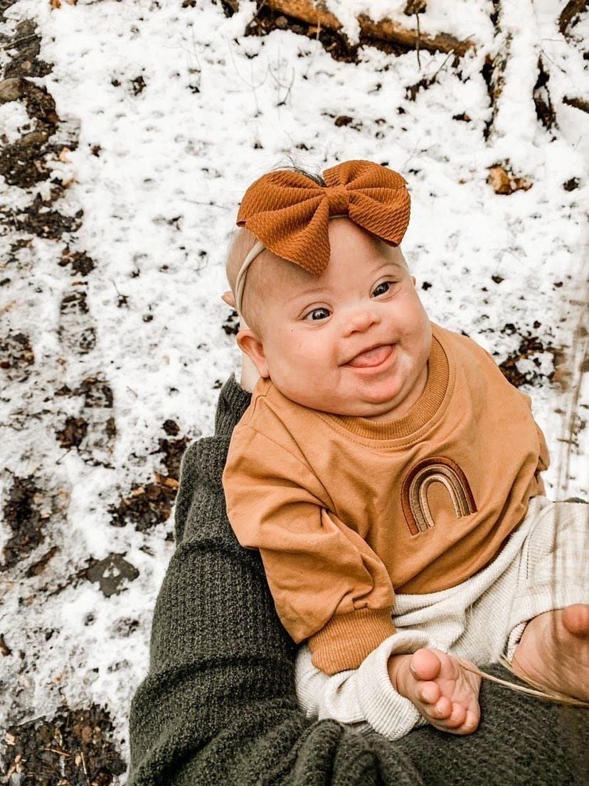 Rainbow sweater | rust