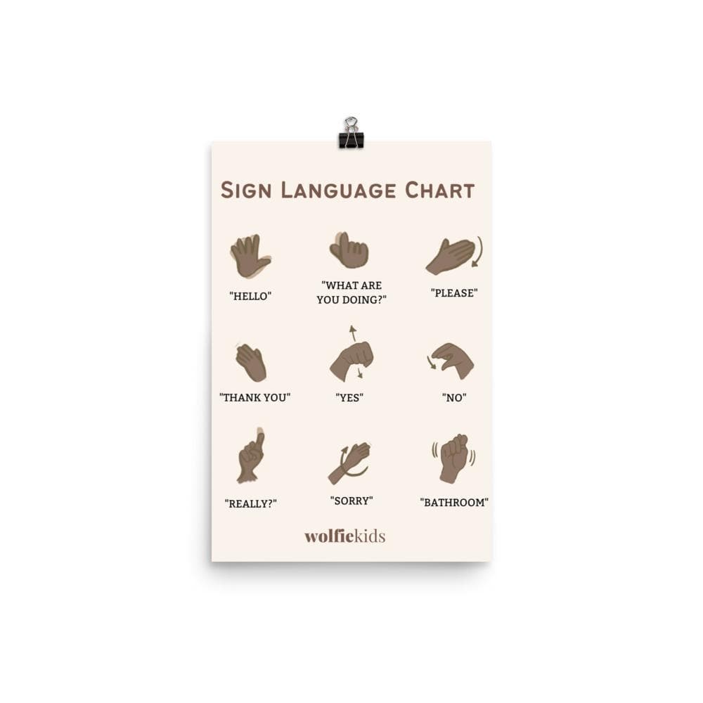 Sign Language Poster